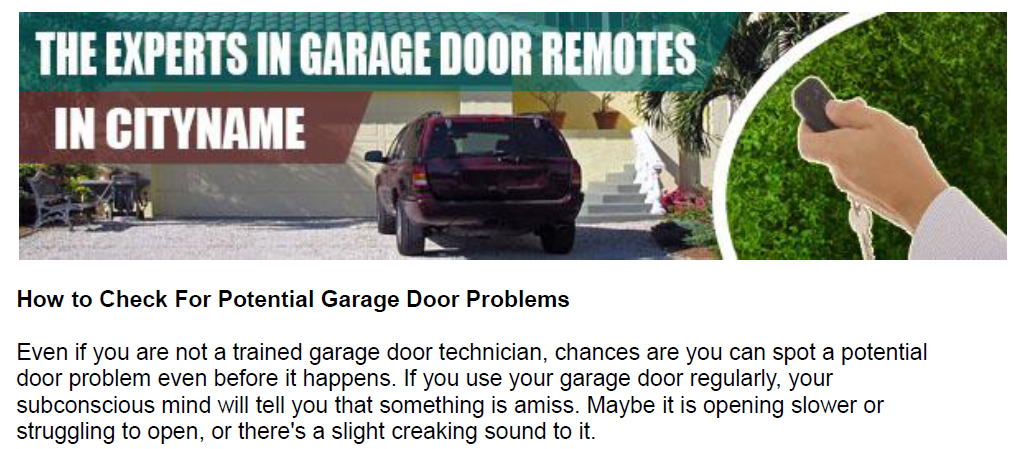 How to Check For Potential Garage Door Problems - Garage Door Repair South Gate